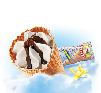 Рожок с шоколадной глазурью, 100 г