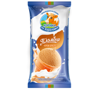 Вафельный стаканчик пломбир крем-брюле 