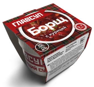 Борщ с курицей, 250 г