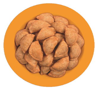 Мини-чебуреки (Жар-мени) с мясом, 5,5 кг